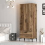 Hanah Home Kumsal T - Walnut Armario